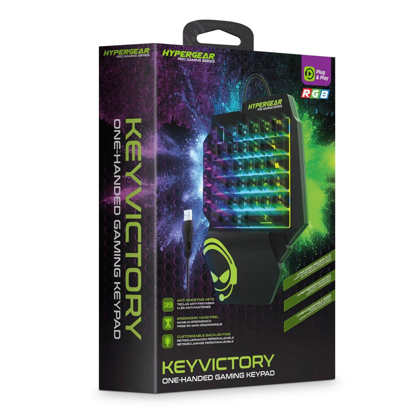 Hypergear Keyvictory One-Handed Gaming Keypad